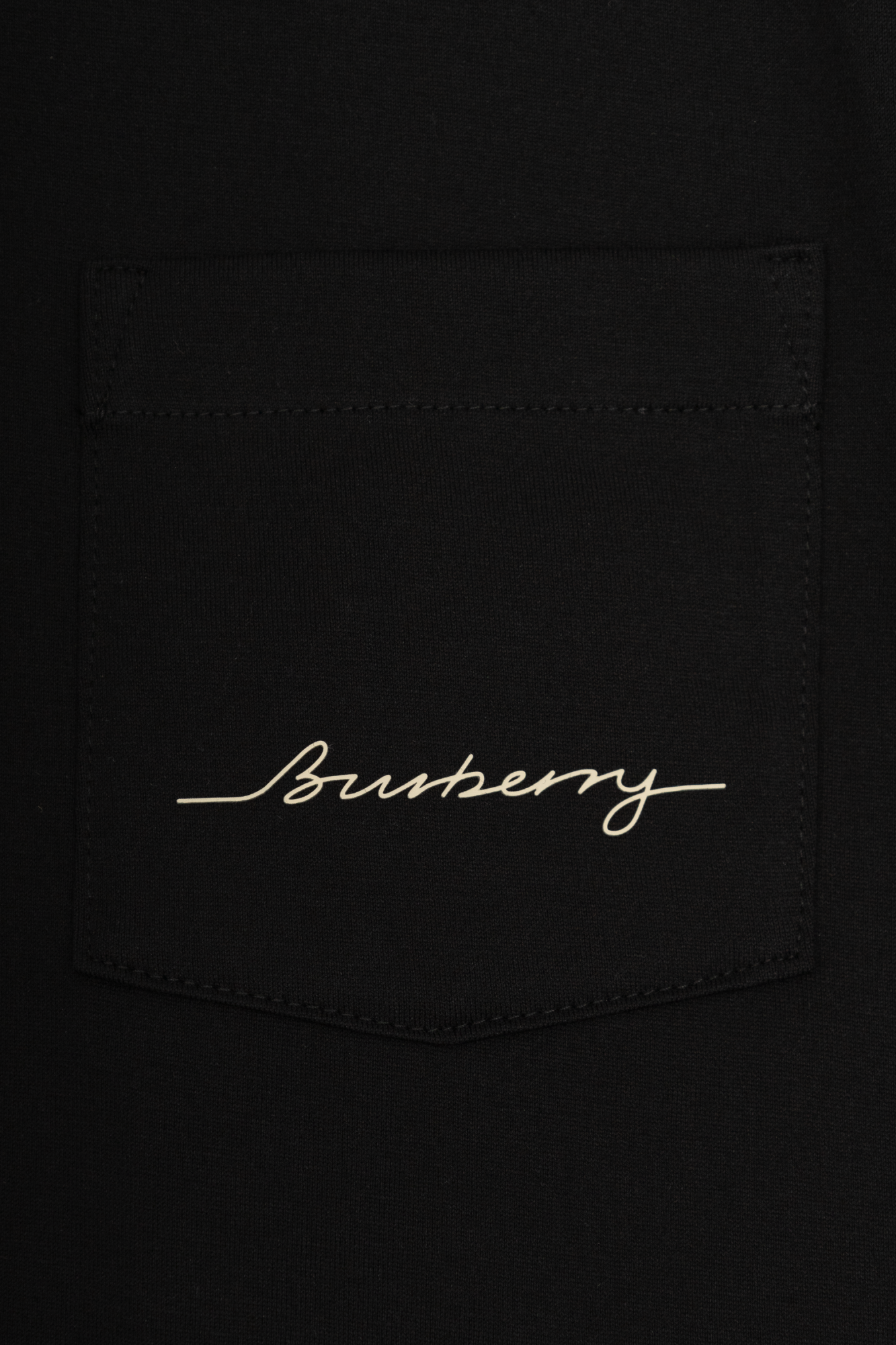 Black T-shirt with pocket Burberry Kids - Vitkac AS
